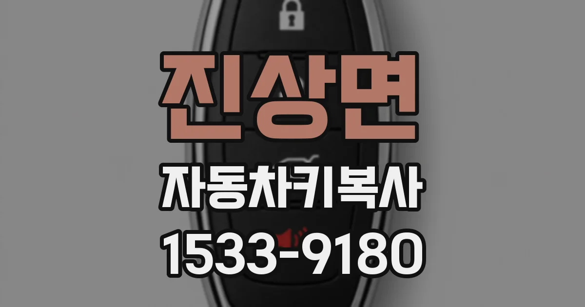 진상면 자동차키복사