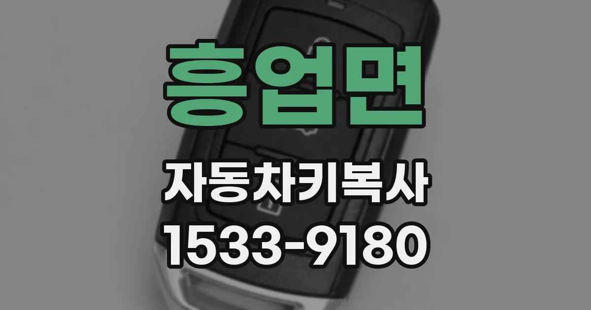 흥업면 자동차키복사