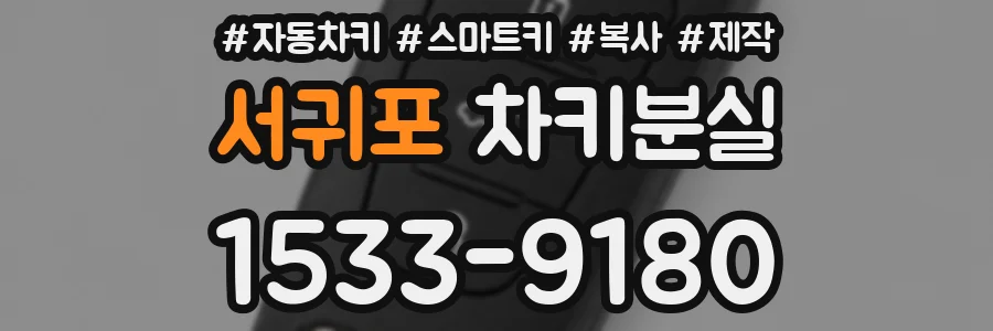 서귀포 차키분실