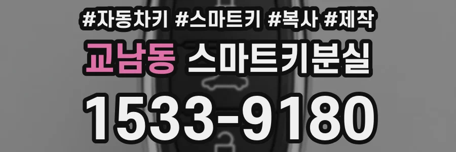 교남동 스마트키분실