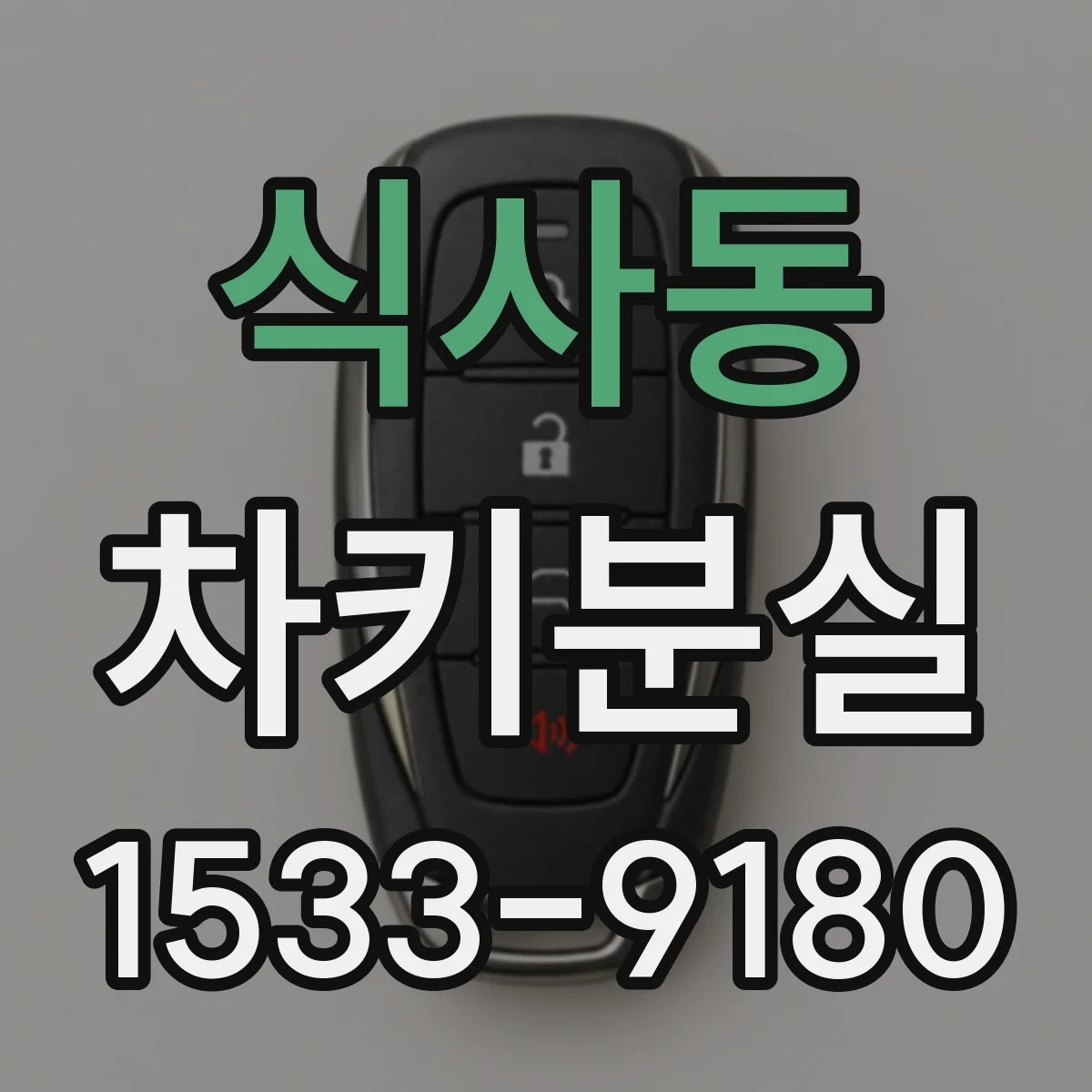 식사동 차키분실