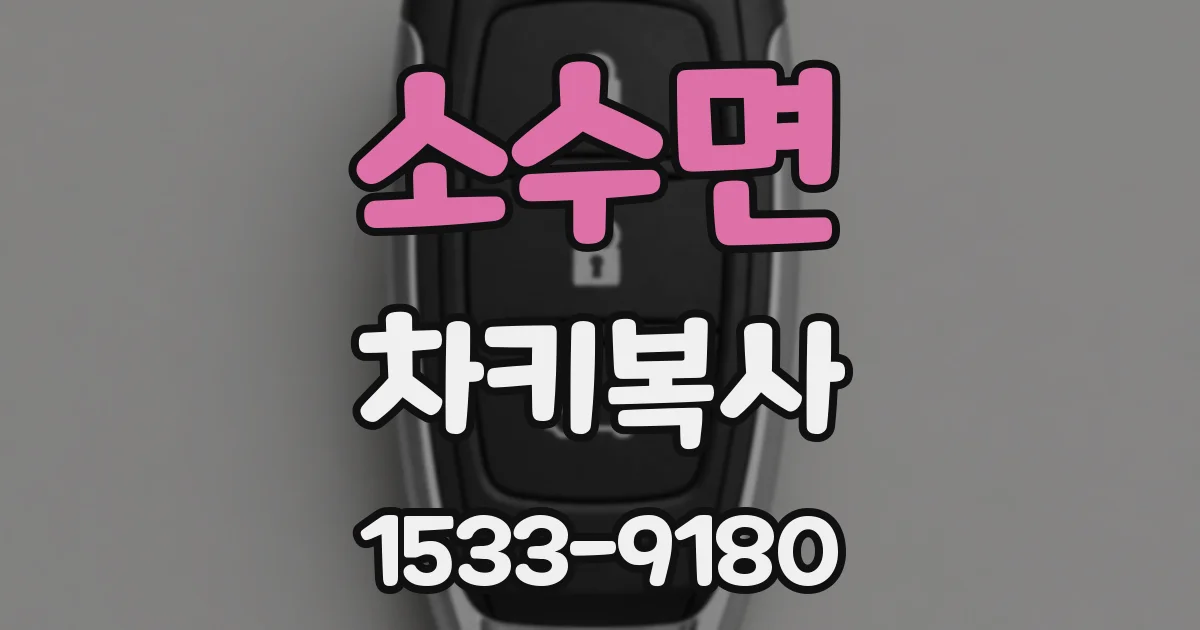 소수면 차키복사