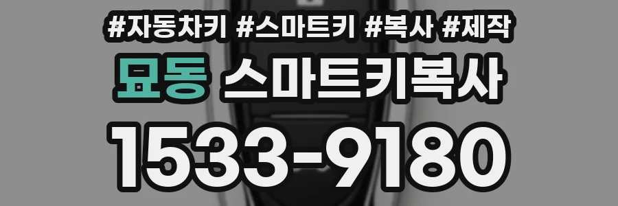 묘동 스마트키복사
