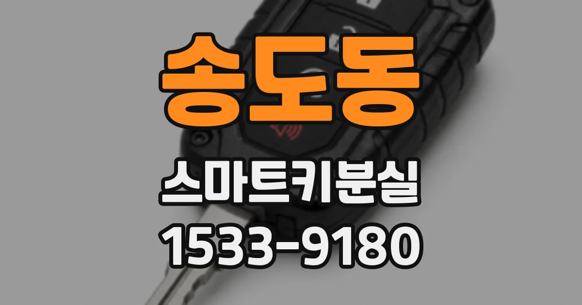 송도동 스마트키분실