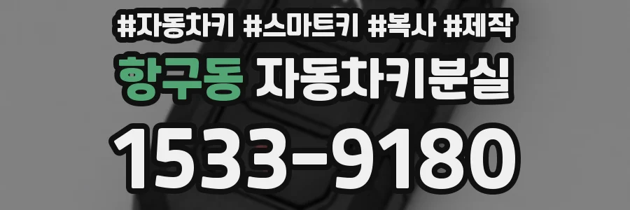 항구동 자동차키분실