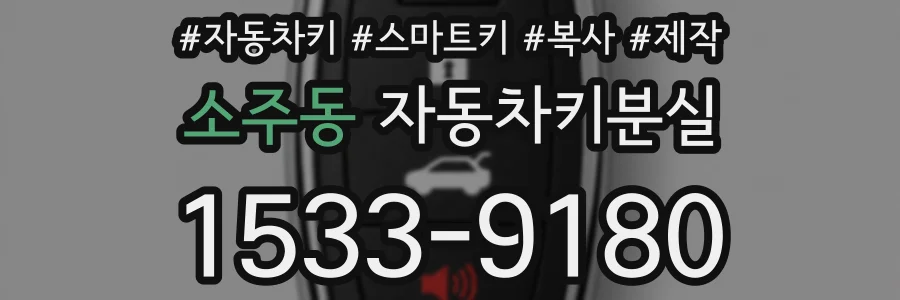 소주동 자동차키분실