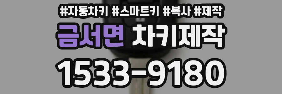 금서면 차키제작
