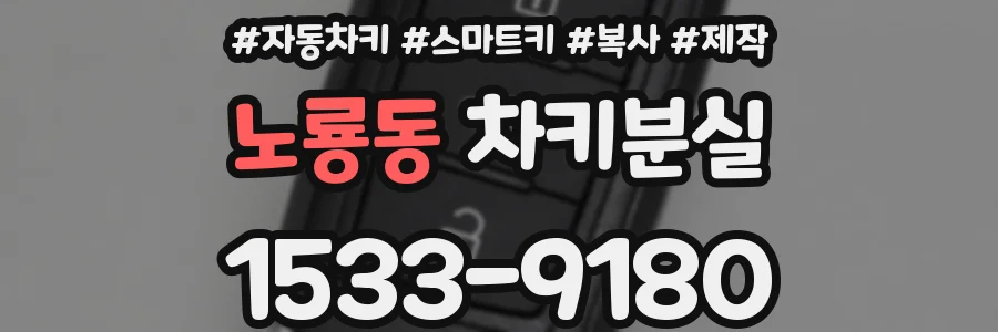 노룡동 차키분실