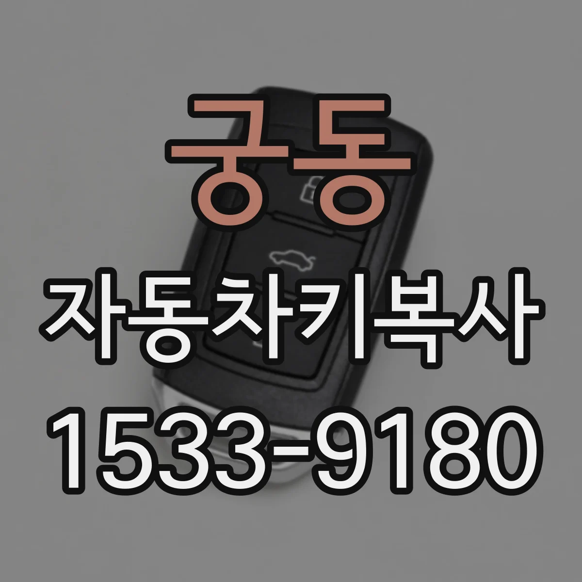 궁동 자동차키복사