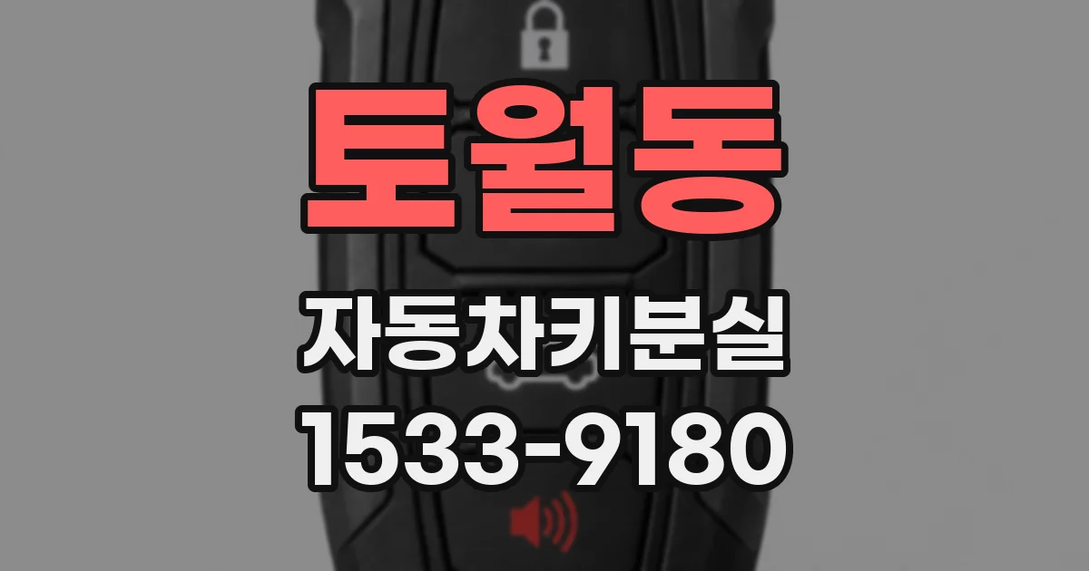 토월동 자동차키분실