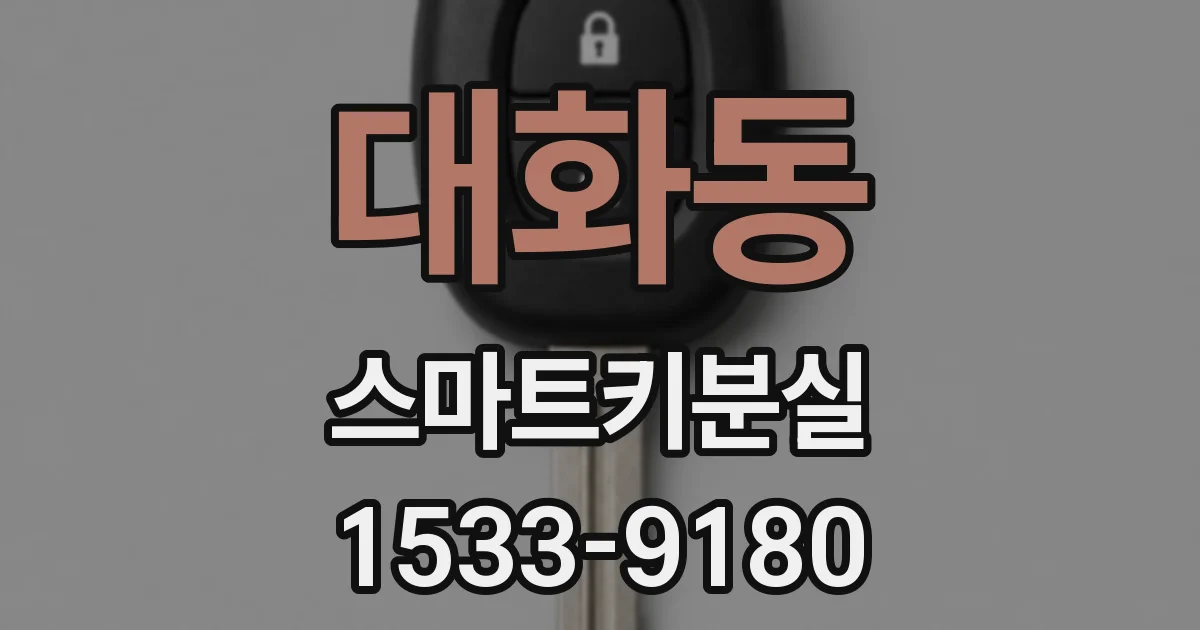 대화동 스마트키분실