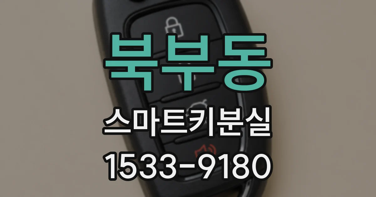 북부동 스마트키분실