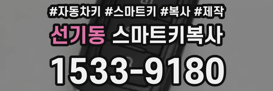 선기동 스마트키복사