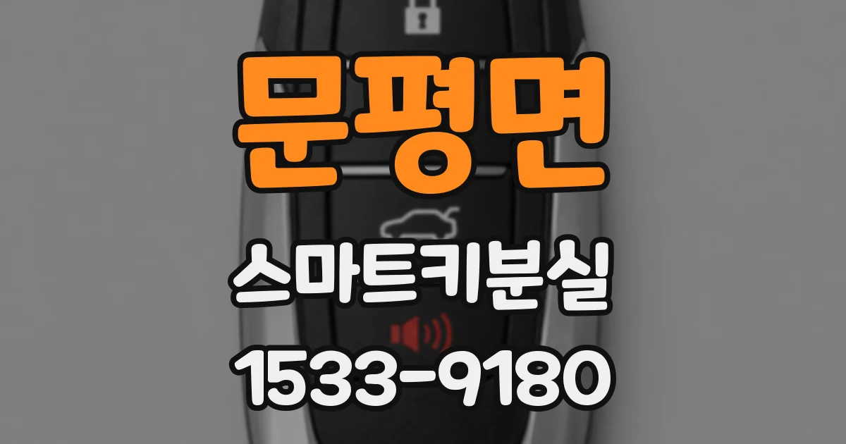 문평면 스마트키분실