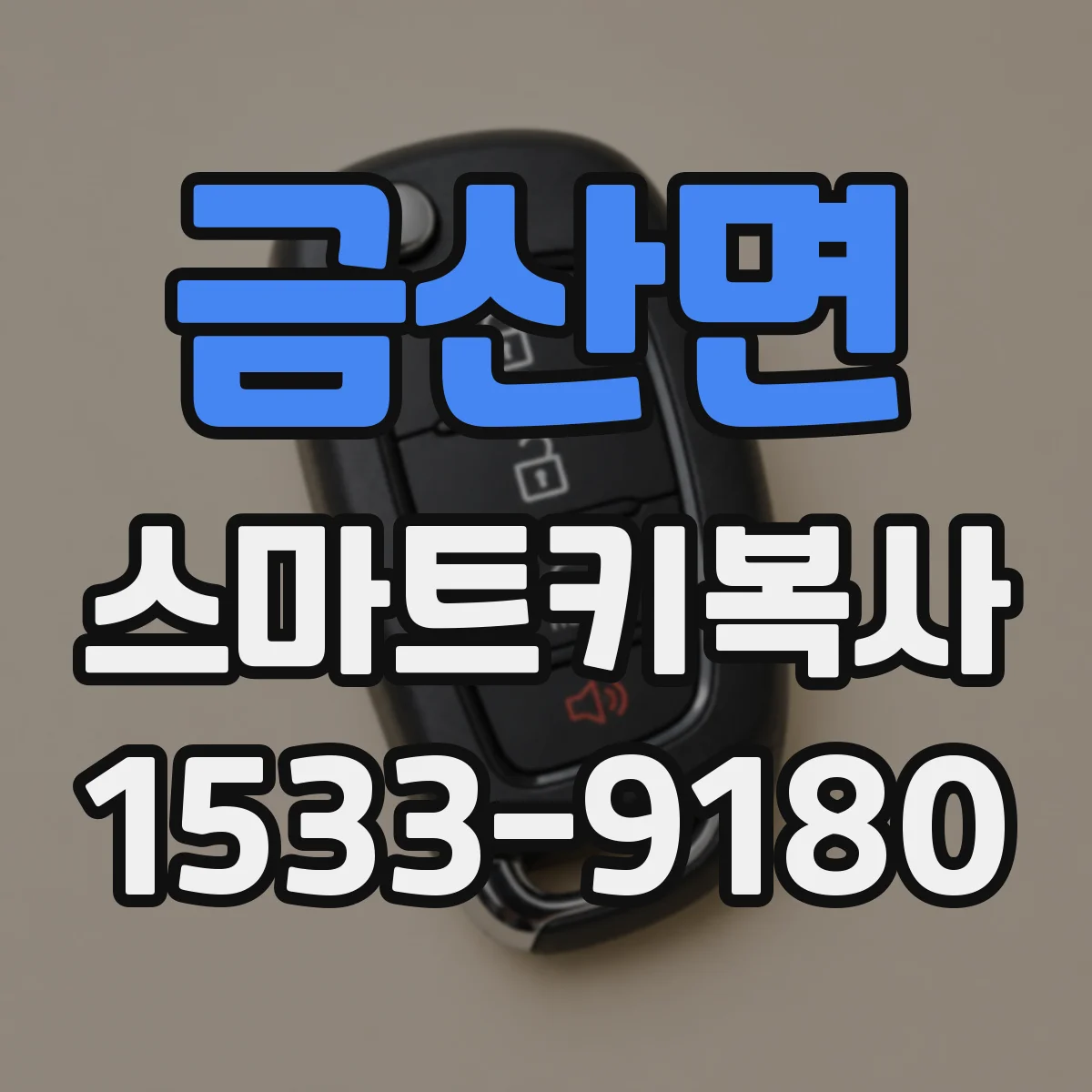 금산면 스마트키복사