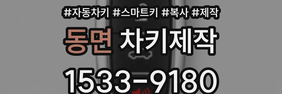 동면 차키제작