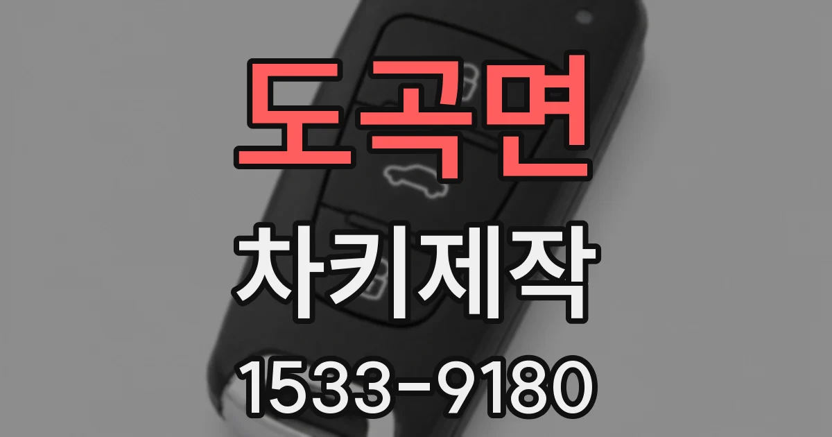 도곡면 차키제작
