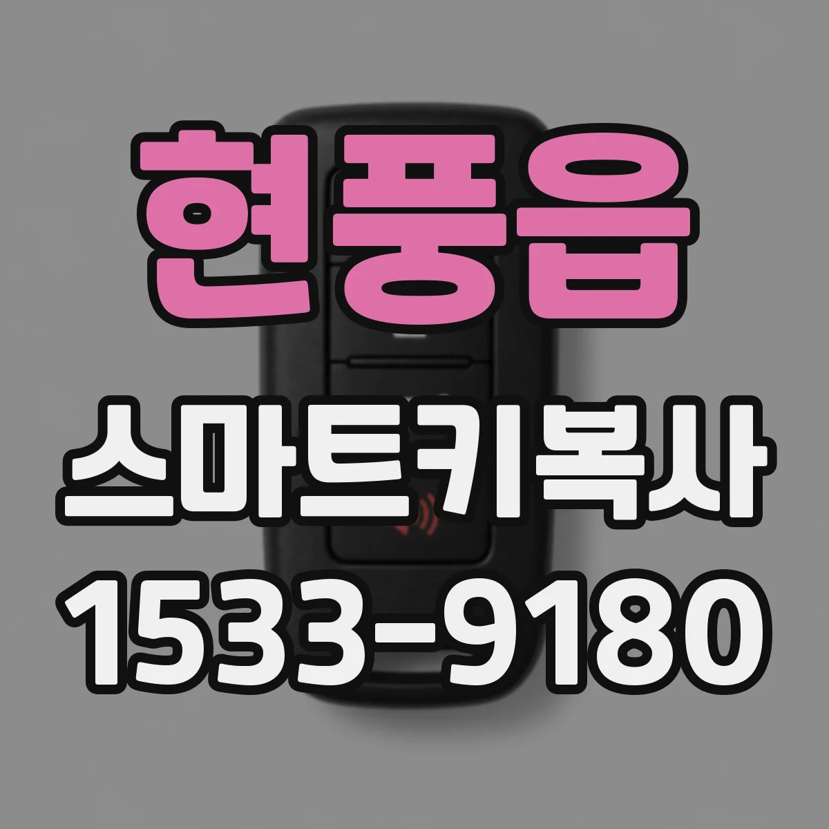 현풍읍 스마트키복사