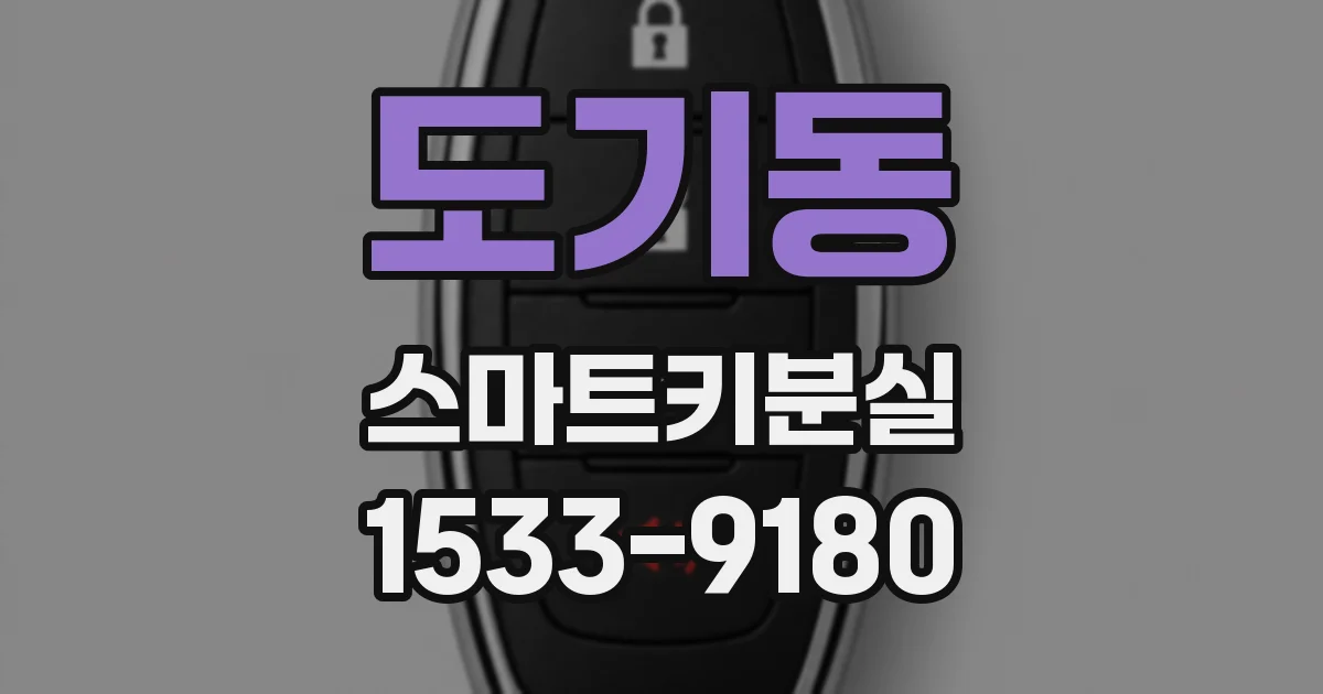 도기동 스마트키분실