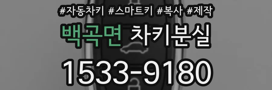 백곡면 차키분실