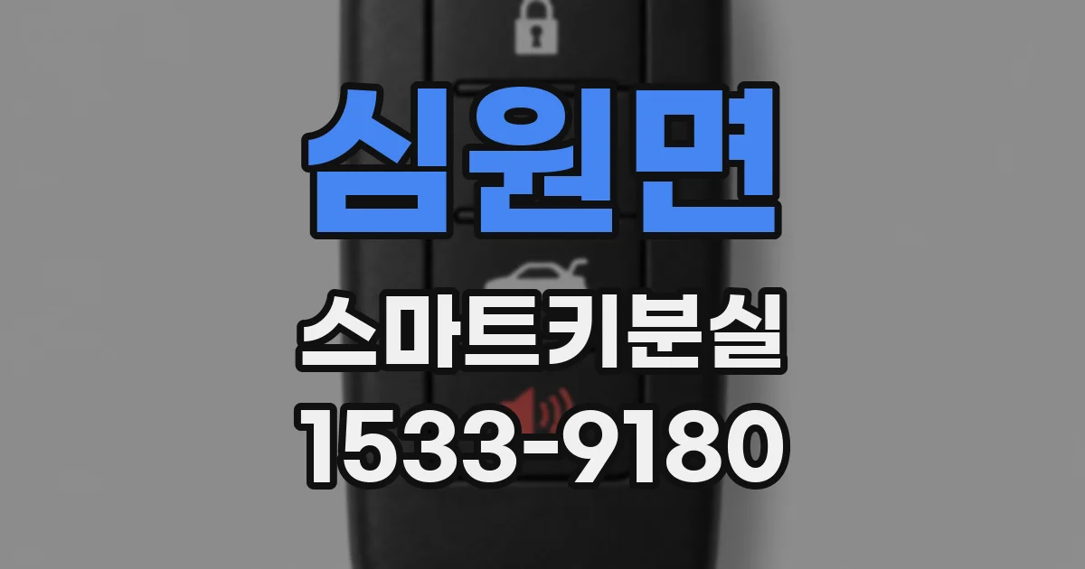 심원면 스마트키분실