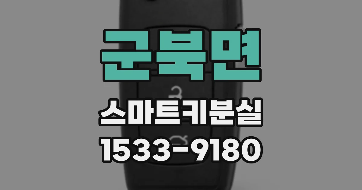 군북면 스마트키분실