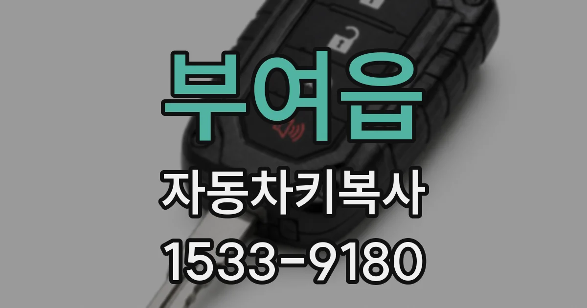 부여읍 자동차키복사