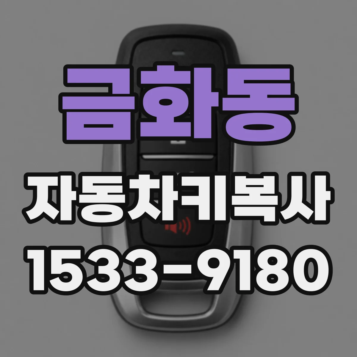 금화동 자동차키복사