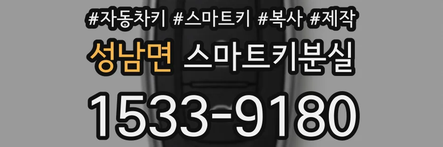 성남면 스마트키분실