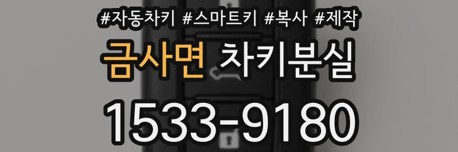 금사면 차키분실