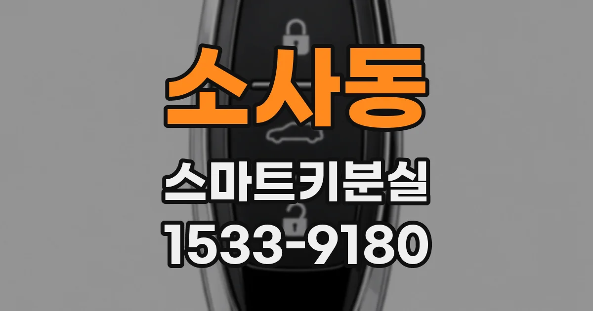 소사동 스마트키분실