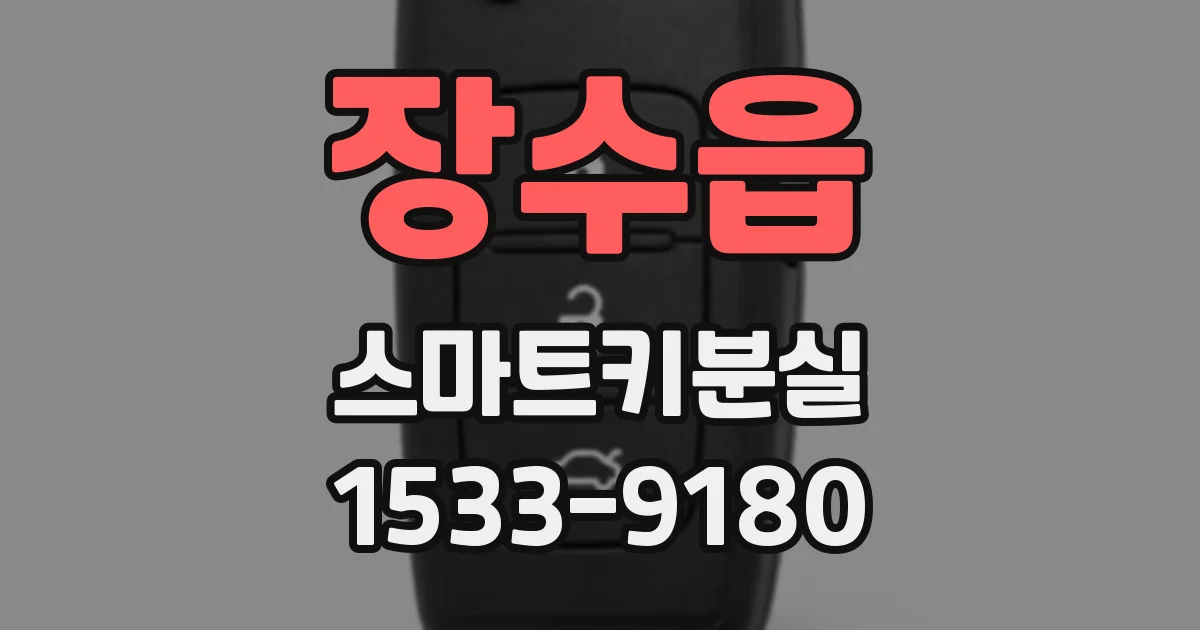 장수읍 스마트키분실