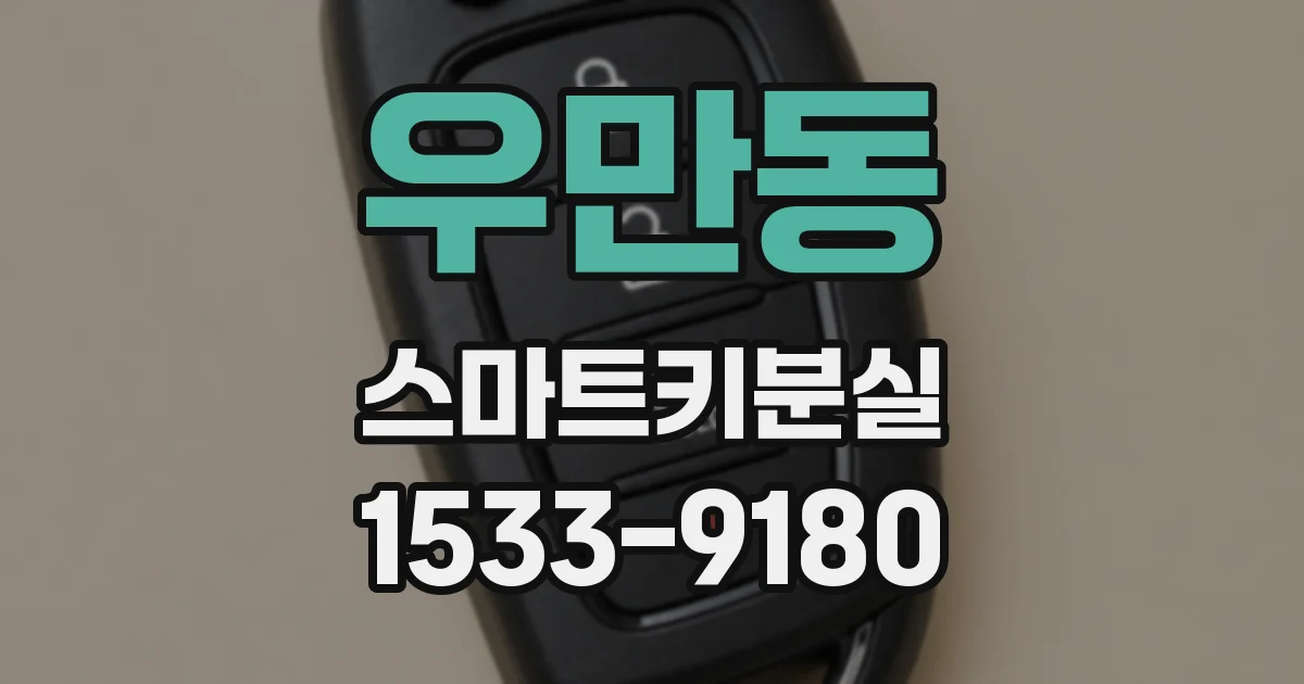 우만동 스마트키분실