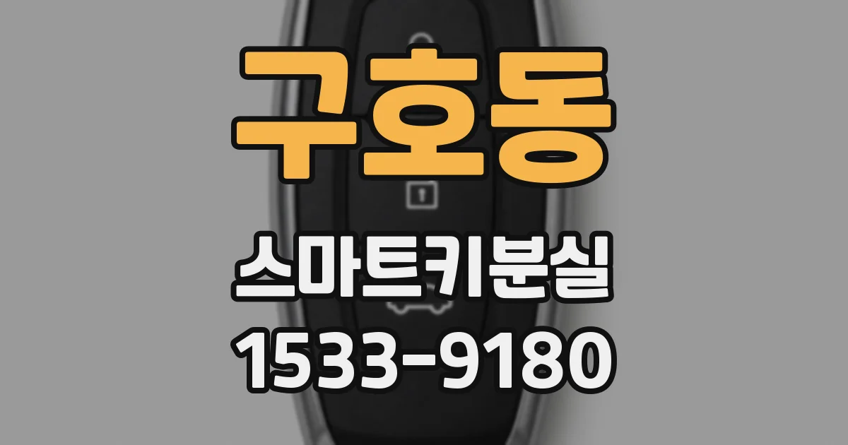 구호동 스마트키분실