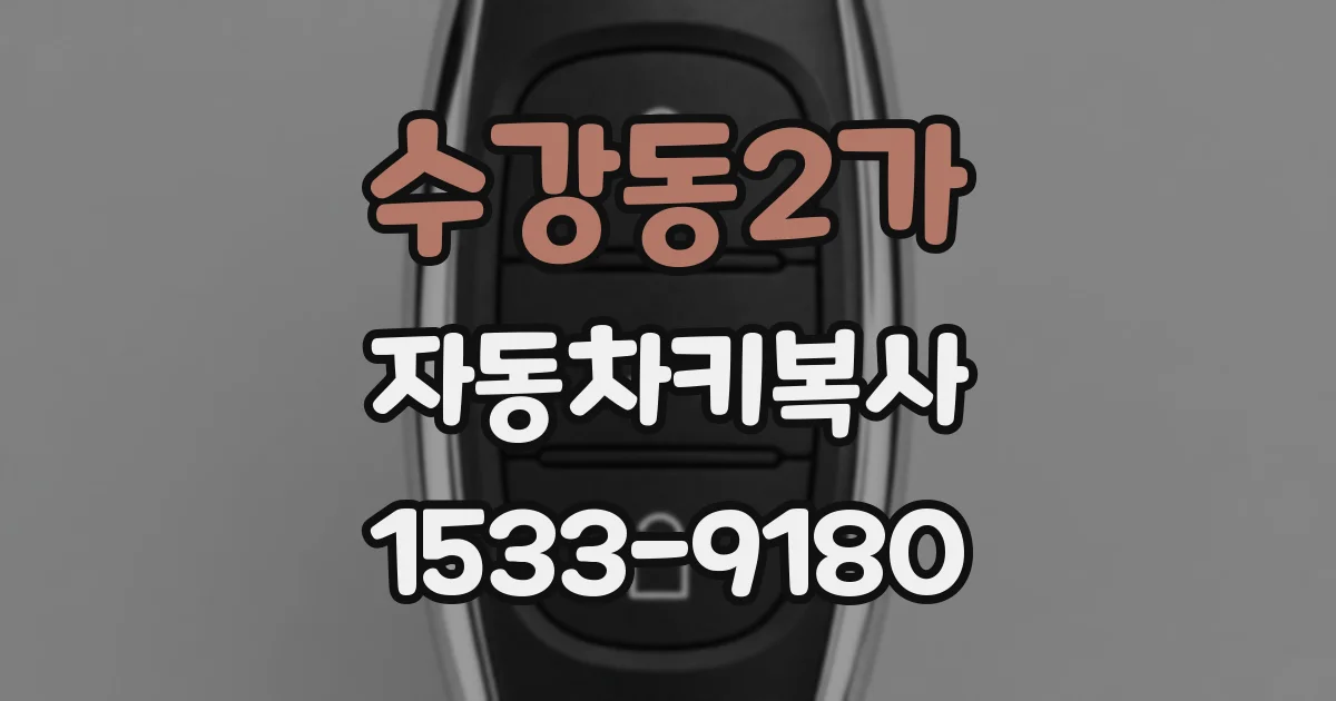 수강동2가 자동차키복사