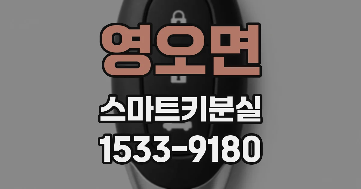 영오면 스마트키분실