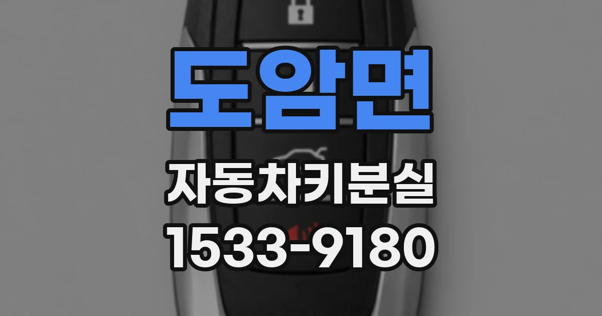 도암면 자동차키분실