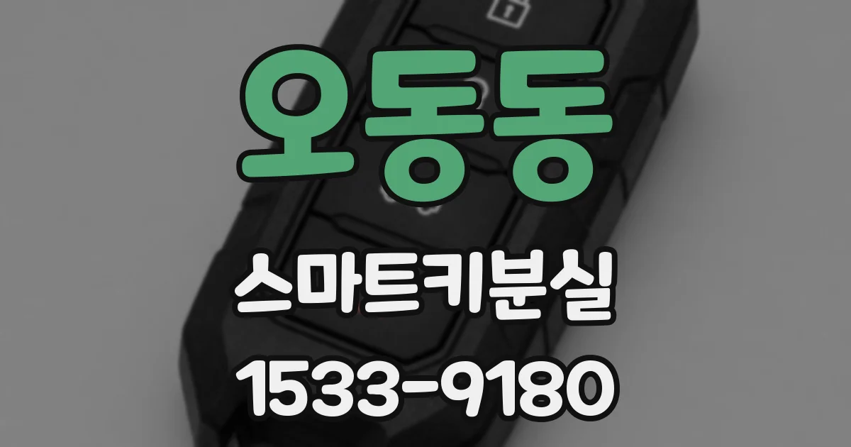 오동동 스마트키분실
