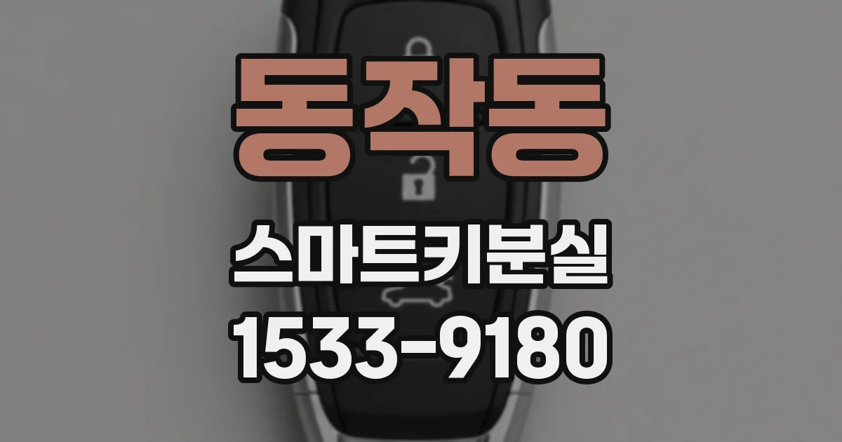 동작동 스마트키분실
