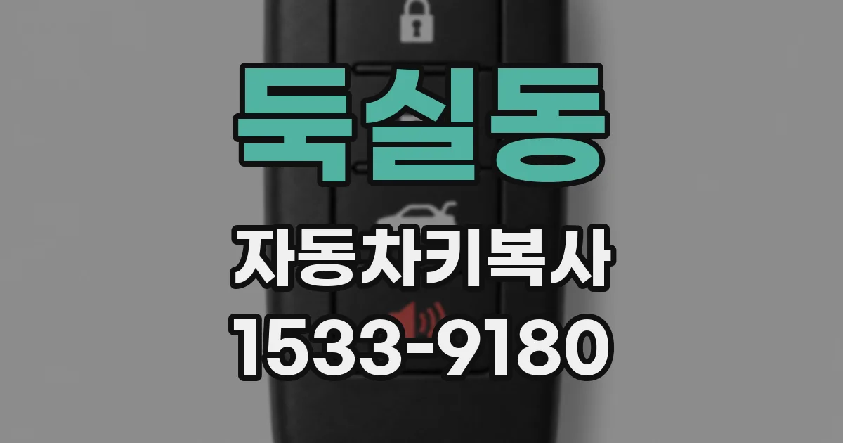 둑실동 자동차키복사