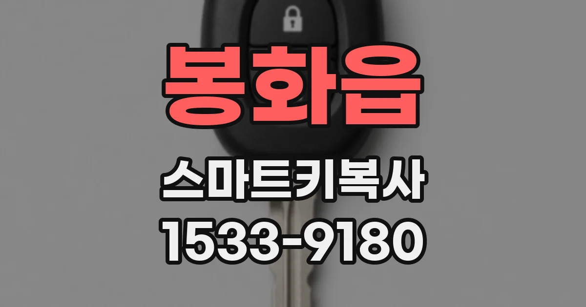 봉화읍 스마트키복사