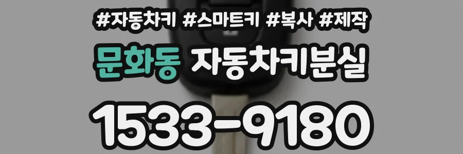 문화동 자동차키분실