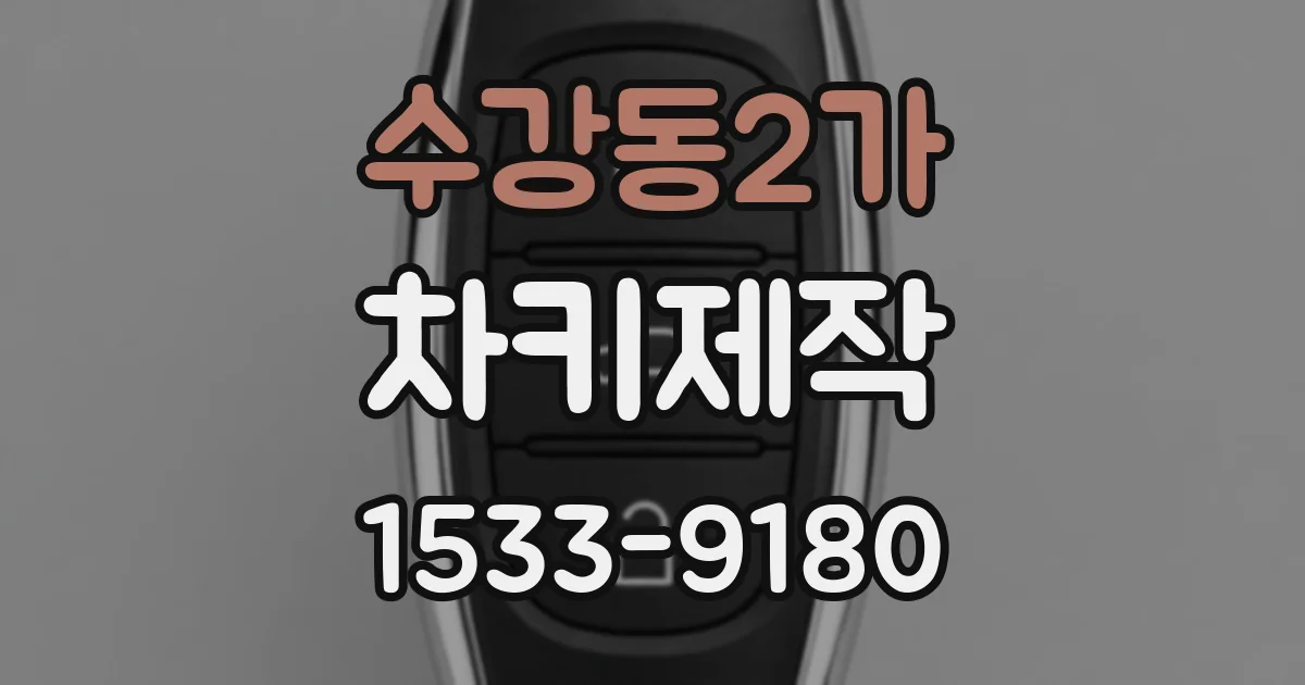 수강동2가 차키제작