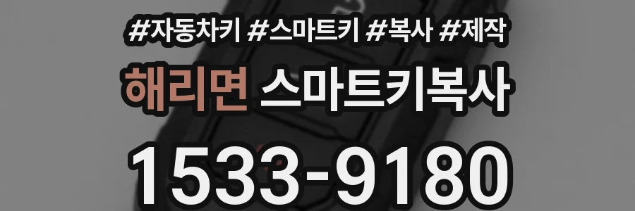 해리면 스마트키복사