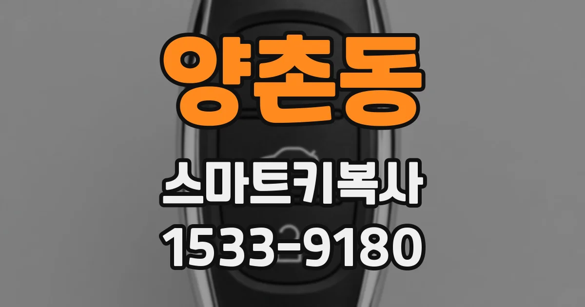 양촌동 스마트키복사