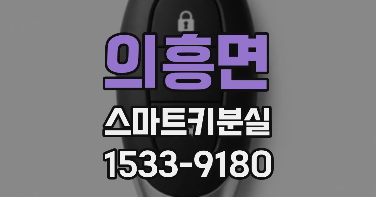 의흥면 스마트키분실