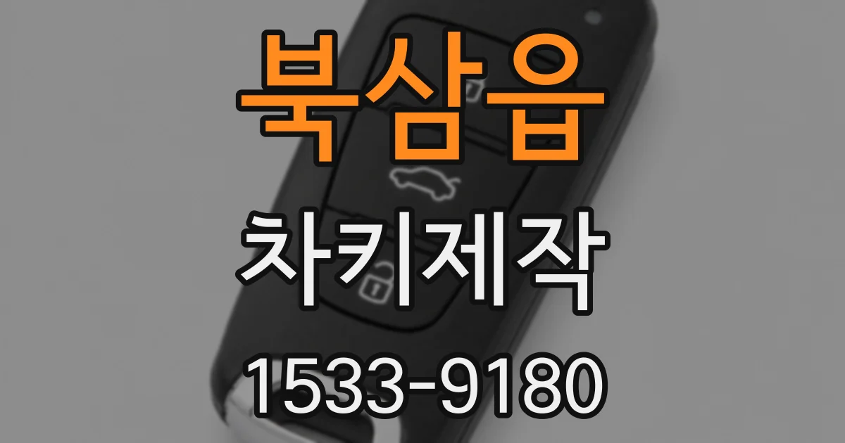 북삼읍 차키제작