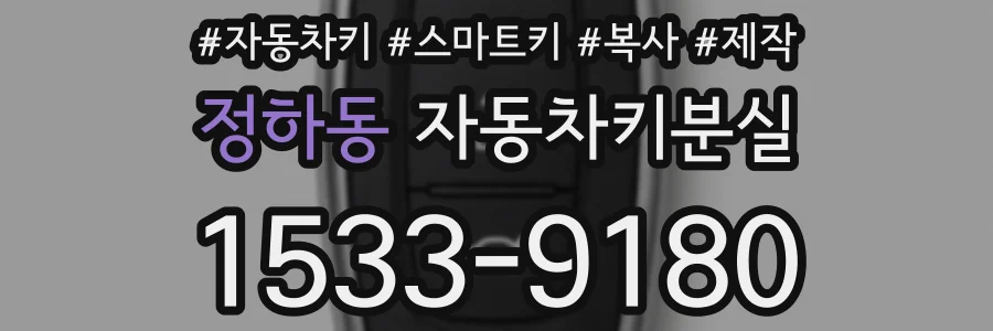 정하동 자동차키분실