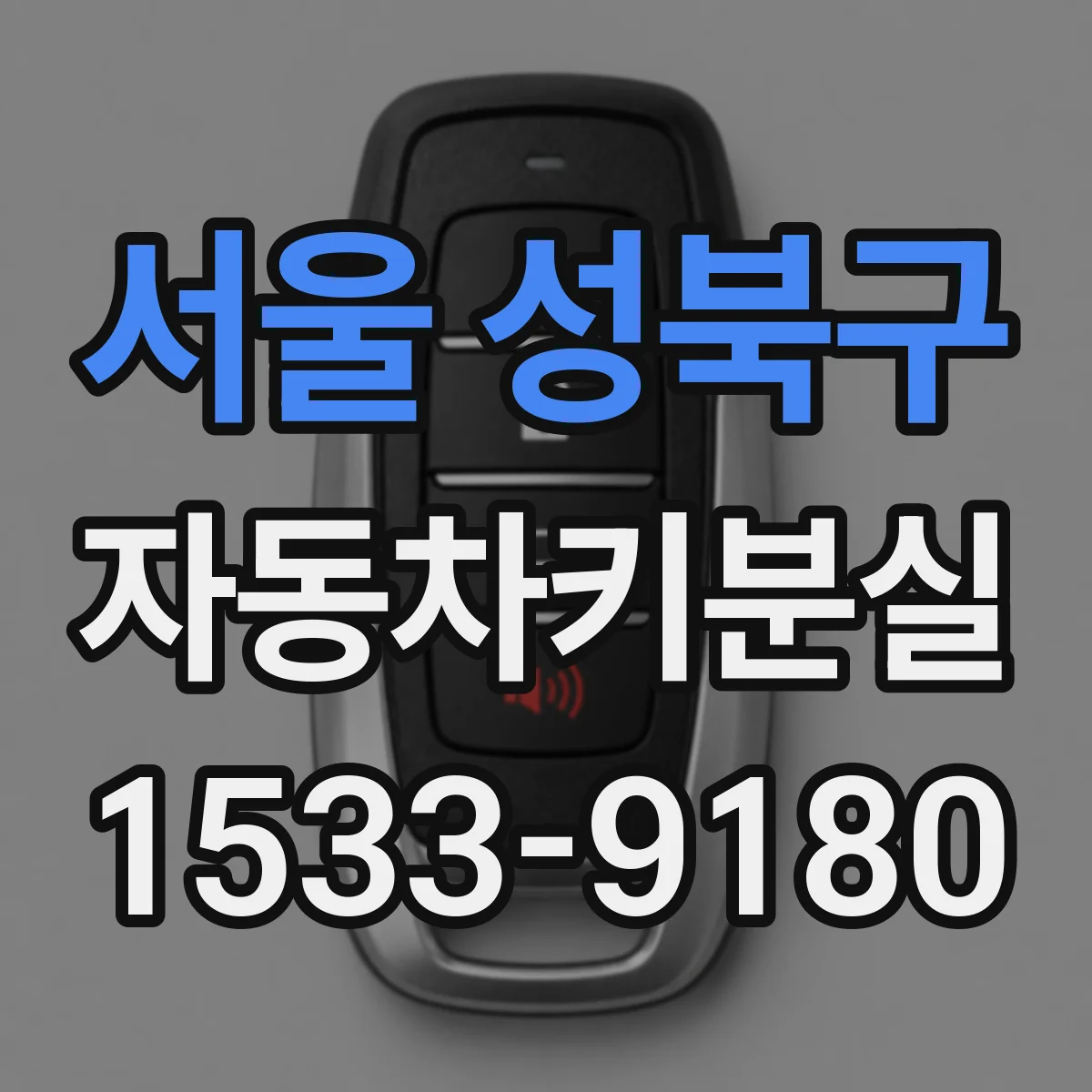 서울 성북구 자동차키분실