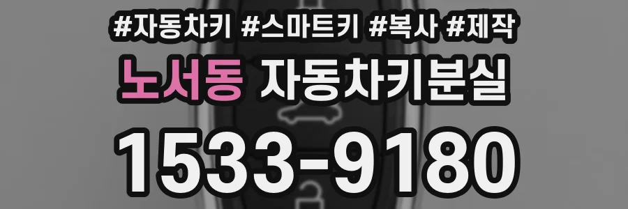 노서동 자동차키분실